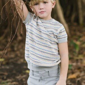 Sweet Threads NC Taylor Top Cotton Knit Sweater Boys Size 4 Cotton